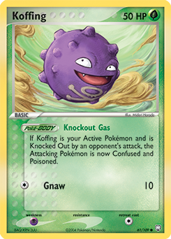 Koffing card art