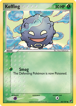 Koffing card art