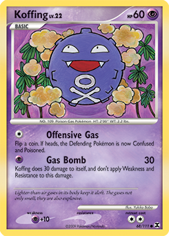 Koffing card art