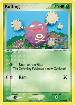 Koffing card art