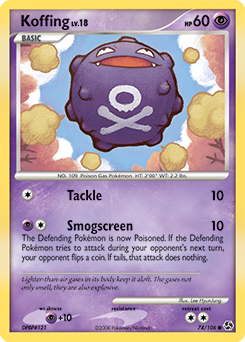 Koffing card art