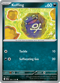 Koffing card art