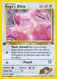 Koga's Ditto card art