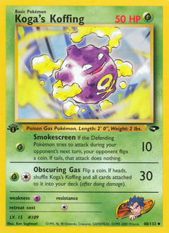 Koga's Koffing card art