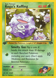 Koga's Koffing card art