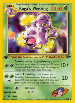 Koga's Weezing card art