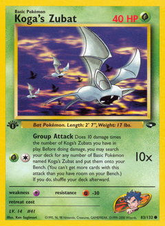 Koga's Zubat card art