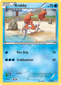 Krabby card art