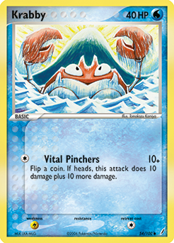 Krabby card art
