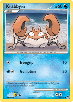 Krabby card art