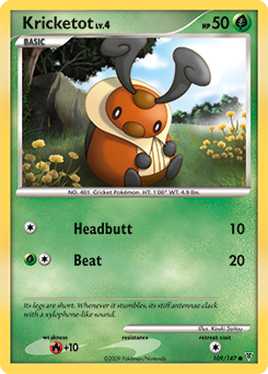 Kricketot card art