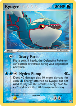 Kyogre card art