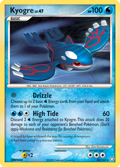 Kyogre card art