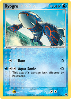 Kyogre card art