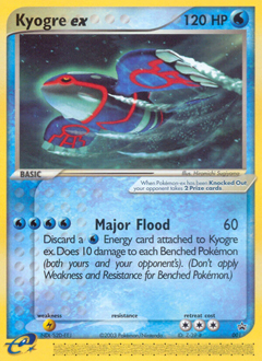 Kyogre ex card art