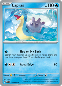 Lapras card art
