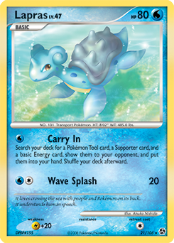 Lapras card art