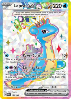 Lapras ex card art