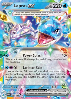 Lapras ex card art