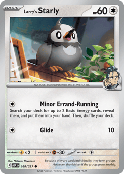Larry's Starly card art