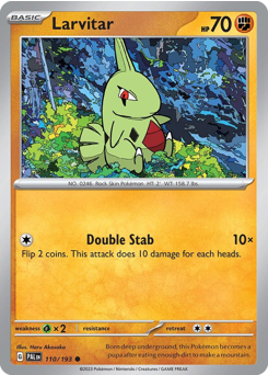 Larvitar card art