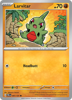 Larvitar card art