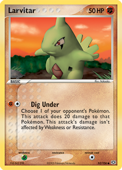 Larvitar card art