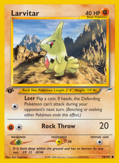 Larvitar card art