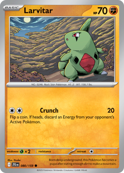 Larvitar card art