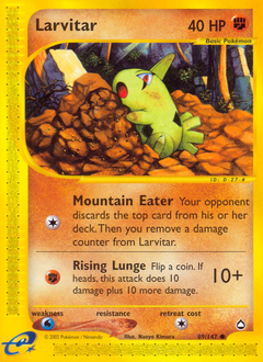 Larvitar card art