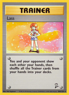 Lass card art