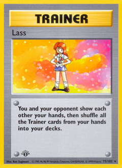 Lass card art