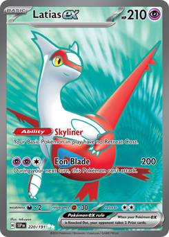 Latias ex card art