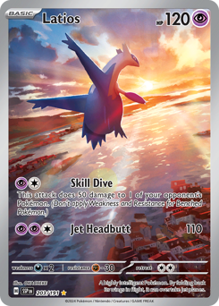 Latios card art
