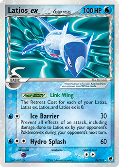 Latios ex δ card art