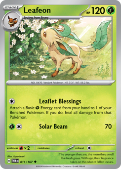 Leafeon card art