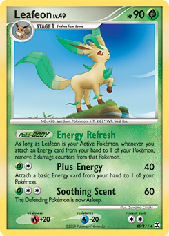Leafeon card art
