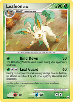 Leafeon card art