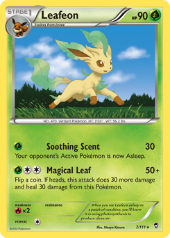 Leafeon card art