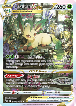 Leafeon VSTAR card art