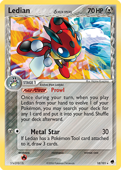 Ledian δ card art