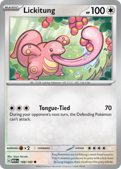Lickitung card art