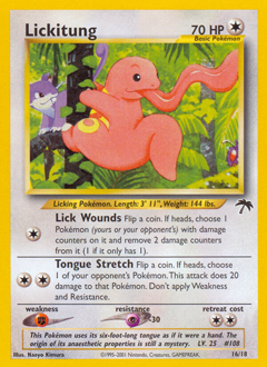 Lickitung card art