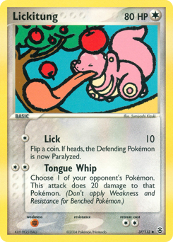 Lickitung card art