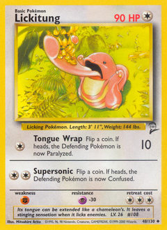 Lickitung card art