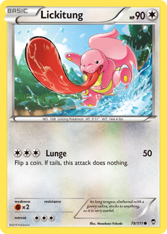 Lickitung card art