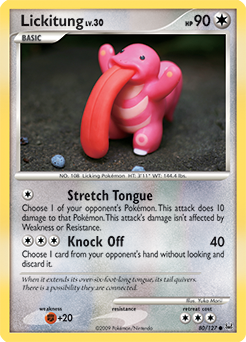 Lickitung card art