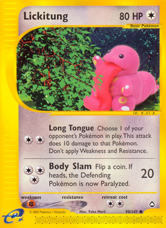 Lickitung card art