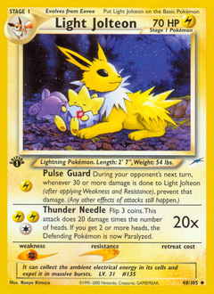 Light Jolteon card art