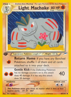 Light Machoke card art